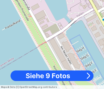 "Am neuen Hafen" 3 Zimmer mit Parkett, EBK, FBH und Balkon - Foto 1