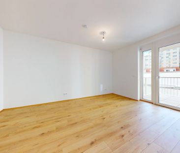 Moderner 2-Zimmer-Erstbezug mit Balkon im 3. Obergeschoss - Photo 2
