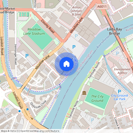 2 Trent Bridge View, Nottingham, Nottinghamshire, NG2