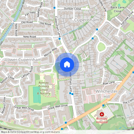 Cupernham Lane, Romsey, Hampshire