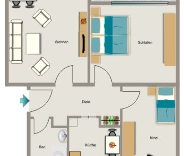 Bernsteinstraße 12, 47445 Moers - Photo 1