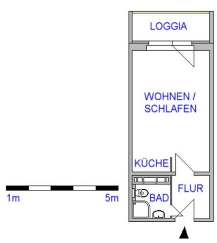 1-Raum-Wohnung - Photo 3