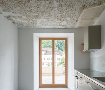 Aussergewöhnliche 2 Zimmerwohnung mit Terrasse - Foto 1