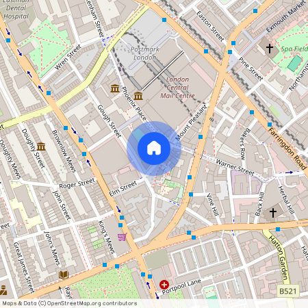 Dorset House, Postmark WC1X