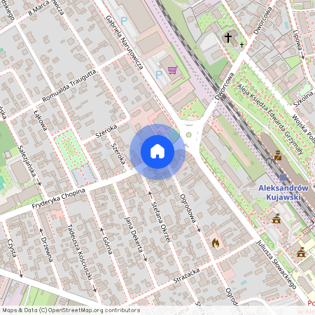 Narutowicza, Aleksandrów Kujawski, kujawsko-pomorskie