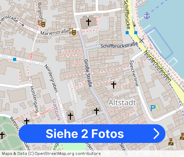 zentral gelegene 2-ZW in Flensburg: Große Str. 46 zu vermieten! Ott... - Foto 1