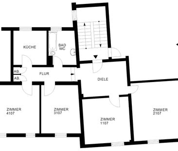 Zimmer 15,88 m² innerhalb einer 4er-WG // 2.OG li, Zimmer 1107 - Photo 5