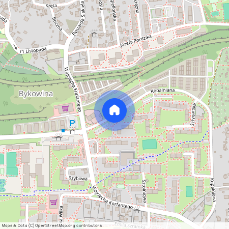 ul. Kopalniana, Bykowina, Ruda Śląska, śląskie