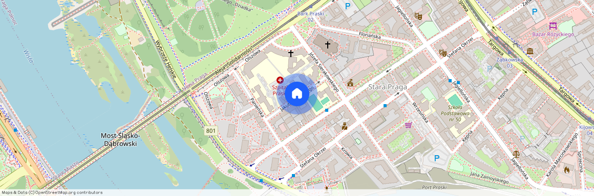 Warszawa, Praga-Północ, Jakuba, Jasińskiego