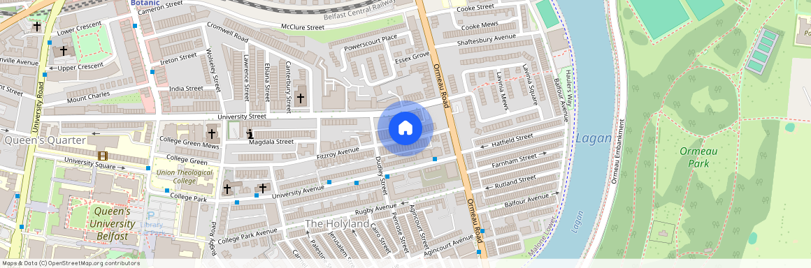 Apt 1, 23 Fitzroy Avenue, Belfast BT7 1HS, Belfast