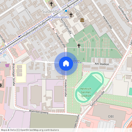 Friedenstraße, 39112, Friedenstraße    Magdeburg  Sudenburg