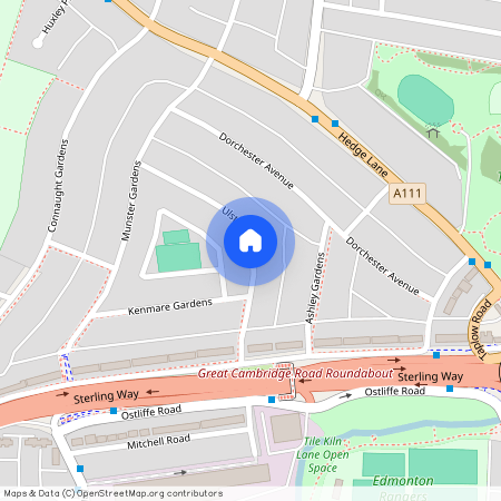 Ulster Gardens, London, N13