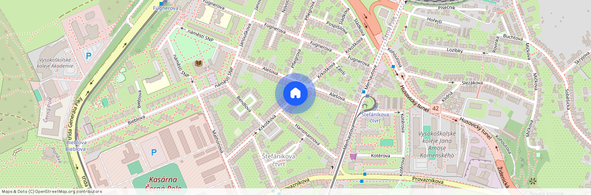 Krkoškova, Brno - Černá Pole