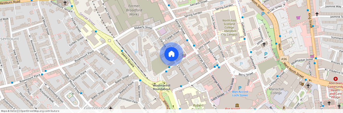 Charlotte Street, 2nd Floor Right, Aberdeen, AB25