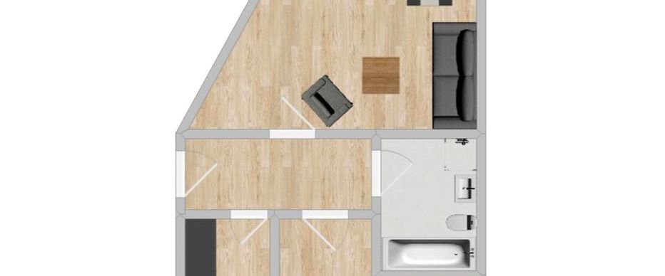 *NEU Renoviert* 2-Raum Wohnung mit Terrasse und Garten - Photo 1