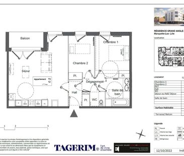 Location Appartement 3 pièces 65m² MARQUETTE LEZ LILLE 59520 - Photo 4