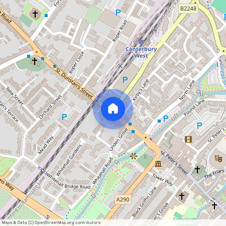 Station Road West, St Dunstans, Canterbury, Kent, CT2