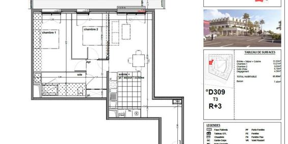 Sans frais d'agence, ni garant T3 neuf à Mérignac - Photo 3