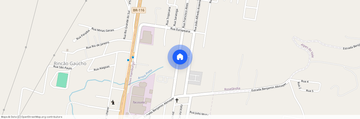 Rua Francisco Alves, 235, Novo Hamburgo, Novo Hamburgo - RS, 93351-120, Brazil