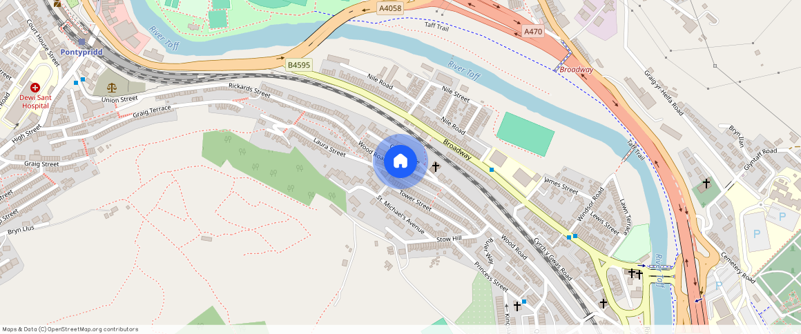 CF37 1RQ, Pontypridd