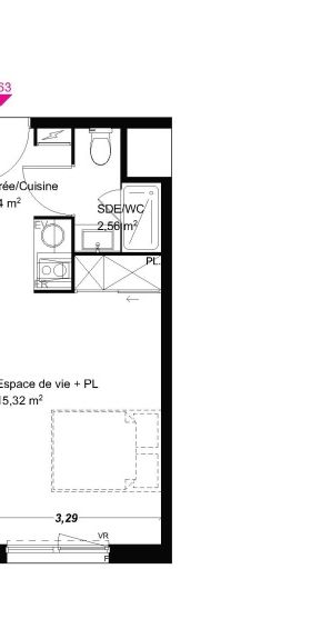 Location Appartement 1 pièce 22m² FRANQUEVILLE ST PIERRE 76520 - Photo 2