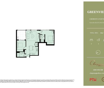 Brand-New Two-Bedroom Apartment with Balcony and Courtyard Outlook - Photo 6