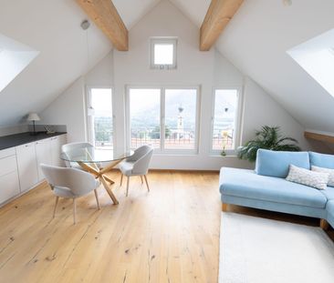 sehr schöne 3.5-Zimmer-Dachwohnung in Jenins - Foto 3