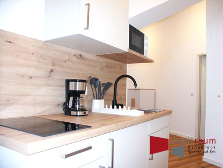 Sutthausen, modernes Apartment mit WohnSchlafraum und integrierter kl. Einbauküche. - Photo 3