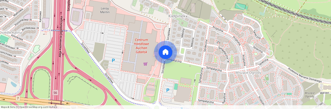 ul. Szczęśliwa, Jasień, Gdańsk, pomorskie