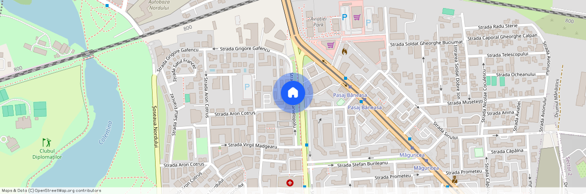 Strada Danielopolu Daniel, Aviatiei, Sectorul 1, Bucuresti