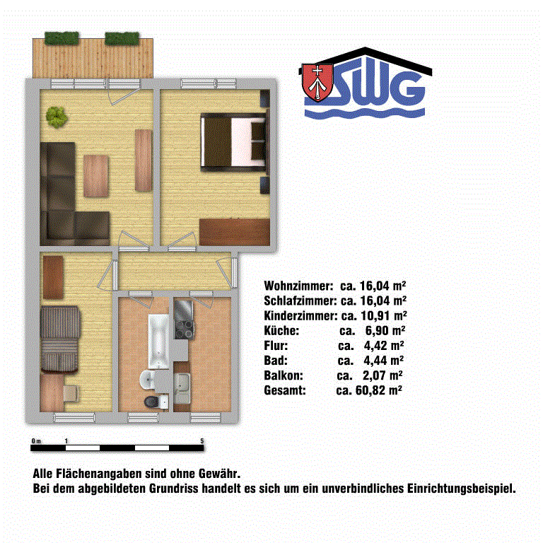 Frisch sanierte 3-Raumwohnung sucht neuen Mieter - Photo 1