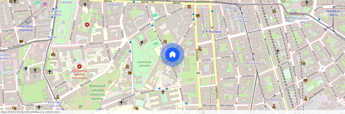 Na bojišti, Praha 2 - Nové Město, okres Praha