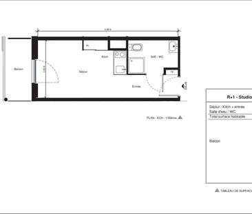 Location Appartement 1 pièce 18m² NIMES 30000 - Photo 3