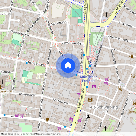 Herzogstraße 2, 80803 München - Schwabing-Freimann