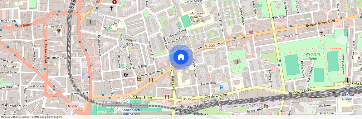 Bethnal Green Road, Shoreditch, London, E2 7DG