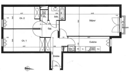 Location appartement 3 pièces, 70.99m², Noisy-le-Grand - Photo 5