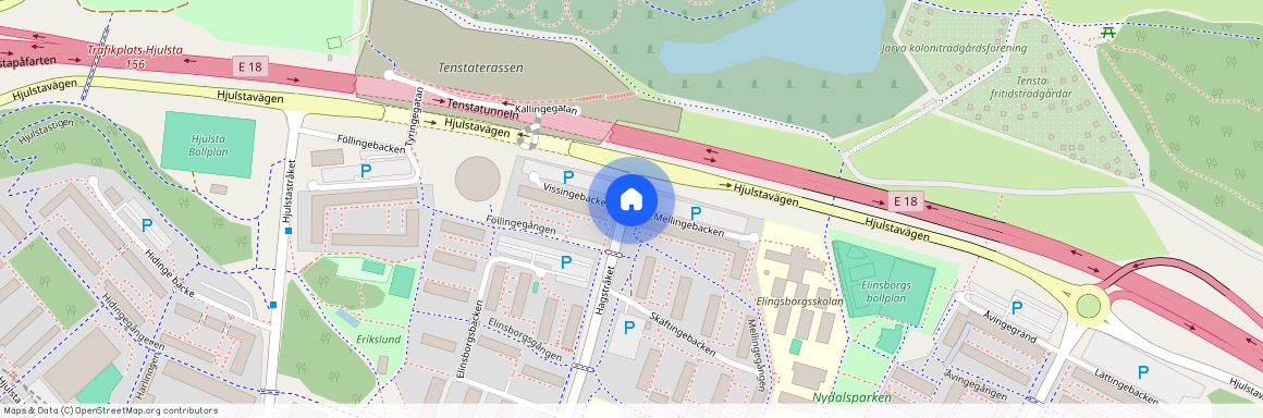 Mellingebacken, Spånga