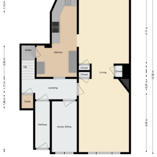 Appartement te huur: Bachstraat 1-H 1077 GD Amsterdam - Foto 1