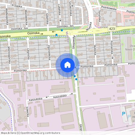 ul. Pomorska, Malinka, Opole, opolskie