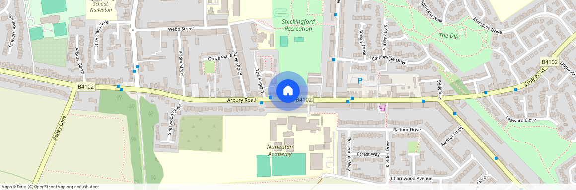 Arbury Road, Nuneaton, Warwickshire, CV10