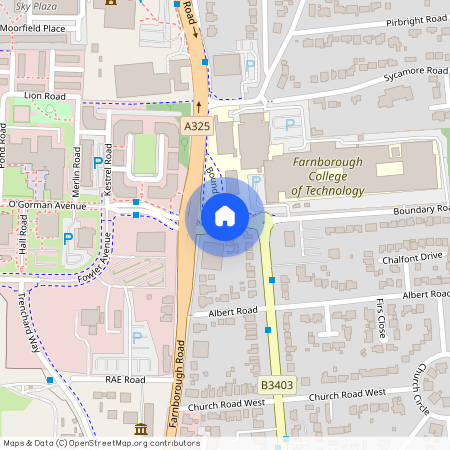 The Byfrons, Boundary Road, Farnborough, Hampshire, GU14