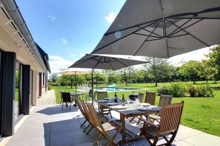 Très belle propriété à louer dans la campagne Deauvillaise - 6 chambres - Piscine - Photo 3