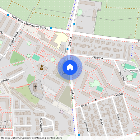 ul. Zielona, Oksywie, Gdynia, pomorskie