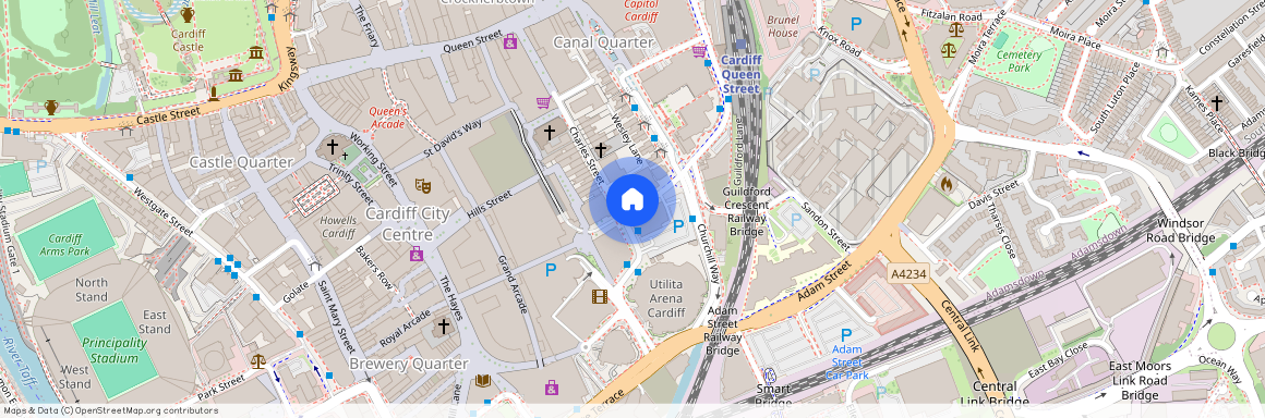 Bridge St, Cardiff CF10 2TJ, United Kingdom