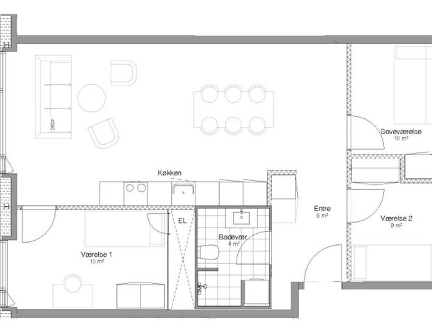 Lejlighed 154 - Hannemanns Alle 44A, 4 th - Photo 1