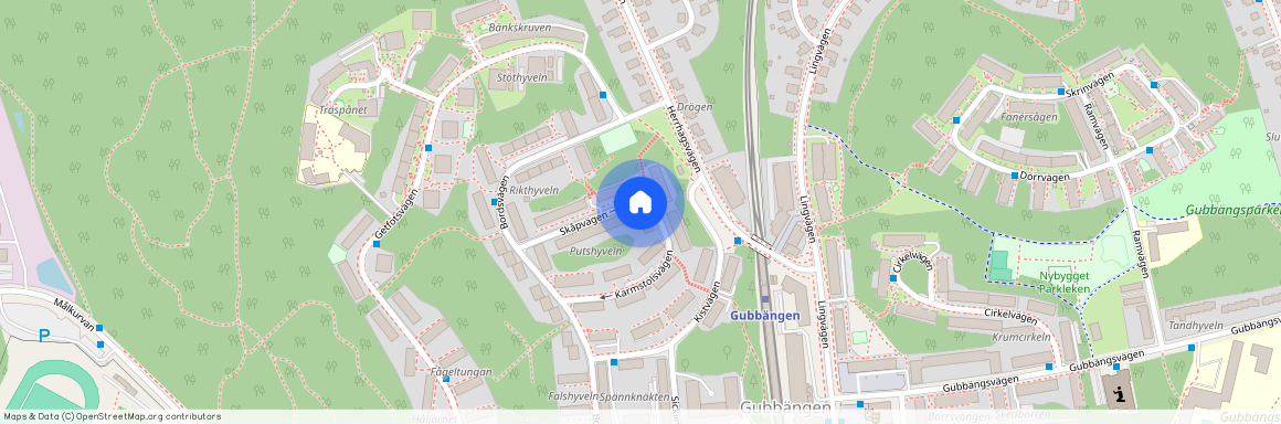 Karmstolsvägen, Enskede