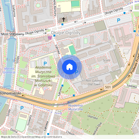 ul. Łąkowa 60B, Śródmieście, Gdańsk, pomorskie