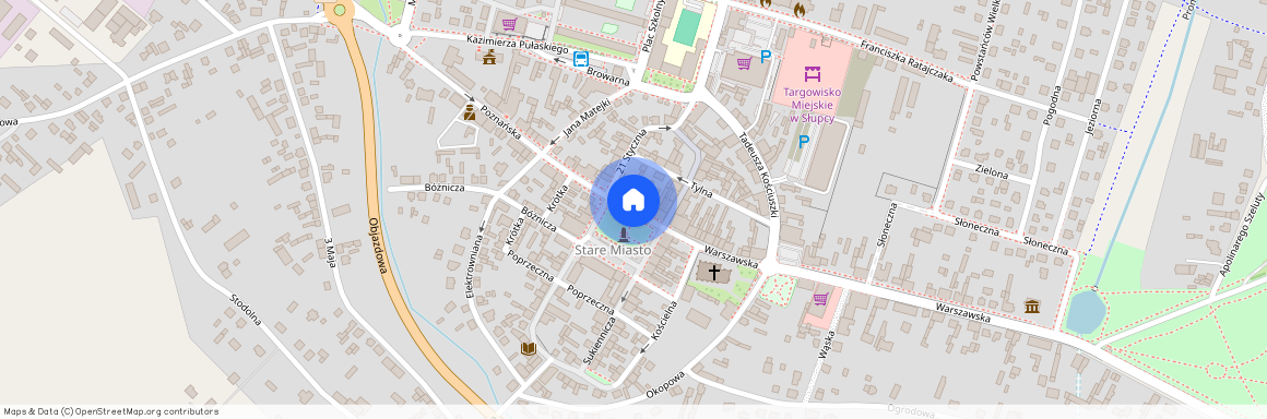 Plac Wolności, Słupca, słupecki, wielkopolskie