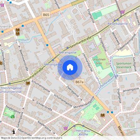 8010 Graz, Merangasse 55a / 43