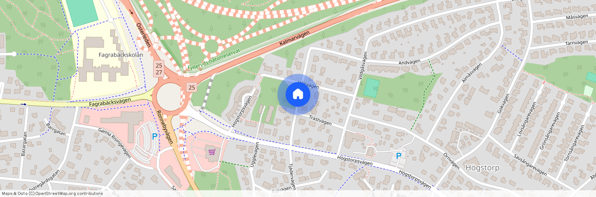 Skansvägen, Växjö